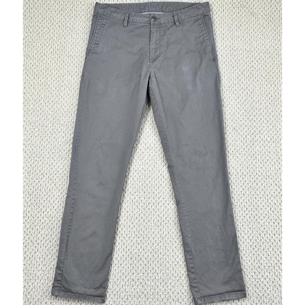 Vuori Pants Mens 32 Brown Wash All Ways Chino Performance Stretch Twill Trousers